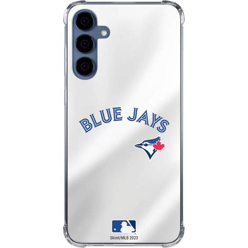 MLB Toronto Blue Jays Jersey Home Galaxy A35 5G Clear Case